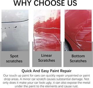 TOULIFLY Fill Paint Pen Car, Car Scratch Repair Pen, White Touch Up Paint for Cars Special-Purpose Paint Touch-up Pen Multi-color Optional for Various Cars (WHITE)