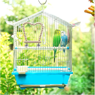 9 Pack Bird Swing Toys, Bird Chewing Hanging Toys,Swing Climbing Ladders,Wooden Perch Birds Cage Toys for Small Parrots, Parakeets, Cockatiel, Conures, Finches, Budgie, Macaws, Love Birds Natural Wood