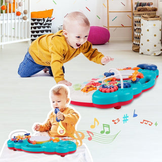 Baby Musical Toys,Baby Toys 12 to 18 Months Toddler Toy 6-in-1 Kids Keyboard Piano Drum Musical Instruments Toy Learning Educational Tabletop Game Toy Birthday Gift for 1 2 3 Years Old Girls Boys