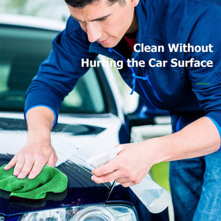 SKY-TOUCH 3pcs Microfiber Car Drying Towel for Car Cleaning and Detailing, Double Sided, Extra Thick Plush Microfiber Towel Lint Super Absorbent Detailing Towel for Car,Windows,Screen and Kitchen