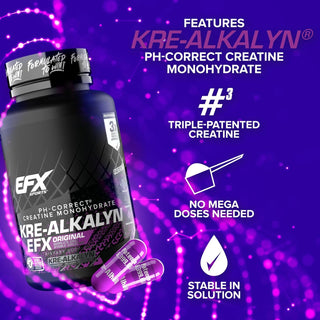 EFX Sports, Kre-Alkalyn EFX, 120 Capsules