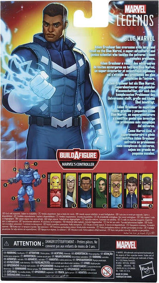 Marvel Legends Series Blue Ultimates Costume Action Figure 6-inch Collectible Toy, 4 Accessories, 1 Build-A-Figure Part