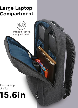 Lenovo B210 15.6 inch Casual Laptop Backpack, Black (Upgraded)