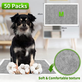 Mumoo Bear Pet Training Pads Super Absorbent Puppy Pads Anti Slip Toilet Pee Mat, Leak Proof & Quick Dry Pet Pads for Dogs Cats Rabbits Pets (40 PACK-60 * 60CM)