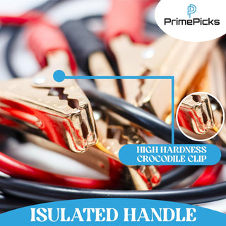 PrimePicks™ 3000 AMP Heavy Duty Jumper Cables for Car Battery, Double Layer Copper Coating | 12V Car Battery Booster Jumper Emergency Cable