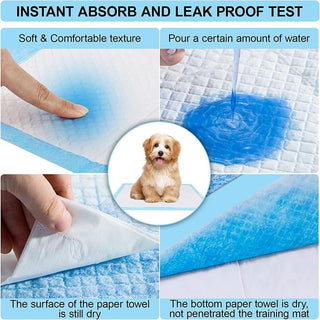 Mumoo Bear Pet Training Pads Super Absorbent Puppy Pads Anti Slip Toilet Pee Mat, Leak Proof & Quick Dry Pet Pads for Dogs Cats Rabbits Pets (40 PACK-60 * 60CM)