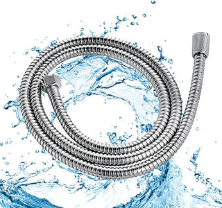 JOMOO Shower Hose for Hand Showerhead, Flexible Stainless Steel Handheld Shower Hose 47 Inches 1.2 Meters Extra Long Chrome Handheld Shower Head Hose With Brass Coupler