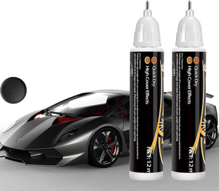 DORPETLY Touch Up Paint for Cars, Easy & Quick Auto Car Paint Scratch Repair, Two-In-One Automotive Car Touch Up Scratch Remover Pen for vehicles, Erase Car Scratches, 0.4oz (Black-1pcs)