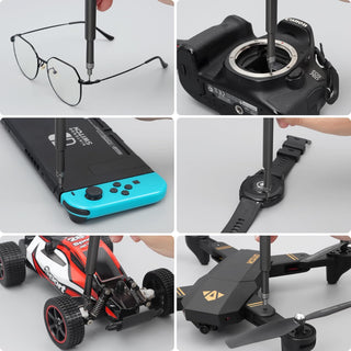 Anspect Precision Screwdriver Set, 24 in 1 Mini Screwdriver, Magnetic Driver Bits Set, Set, S2 Alloy Steel Pocket Manual Screwdriver Tool Set, Repair Tool Kit