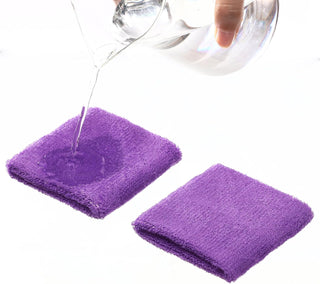 6 Pack Wrist Sweatbands Tennis Wrist Bands Absorbent Sweatbands for Football Basketball Running Athletic Sports and Working Out