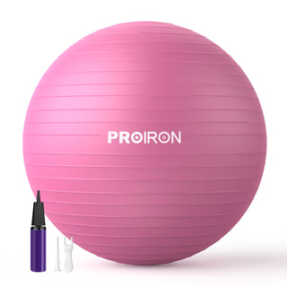 PROIRON Yoga Ball Anti-Burst Exercise Ball Chair with Quick Pump Slip Resistant Gym Ball Supports 500KG Balance Ball for Pilates Yoga Birthing Pregnancy Stability Gym Workout Training