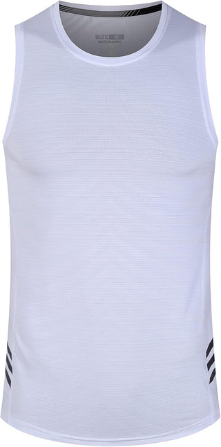 Rldym Men's Sleeveless Sports Undershirt Quick Dry Muscle Tank Tops Base Layer Vests Breathable Sport Clothing for Cycling Running Jogging Gym Vest