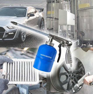 NORDBERG Air washing gun NP9004, tank capacity 0.9 l, working pressure 3.5 bar