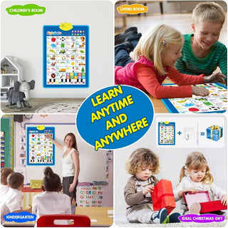 UKR Educational Toys Talking Poster for Kids | Best Musical and Learning Toy for Toddlers and Babies (ALPHABET AND PIANO)