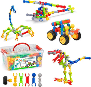 Roselyn Building & Construction Toys | 170-Pieces, Learning & Education Toys, Building Blocks, Fun STEM Engineering Kids toys