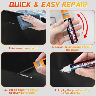 Galitoon Grey Touch Up Paint Pen for Cars, Car Paint Scratch Repair, Two-In-One Car Touch Up Paint Fill Paint Pen, Quick & Easy Solution to Repair Minor Automotive Scratches 0.8 fl oz
