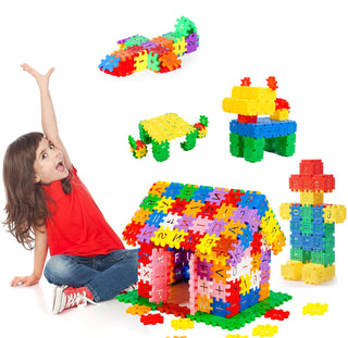 AM ANNA 800 Pieces Building Blocks Kids STEM Toys Educational Building Toys,Building Blocks Construction Toy Creativity Classroom Activities Toys,Interlocking Gear Learning Toys for Boys Girls Aged 3+