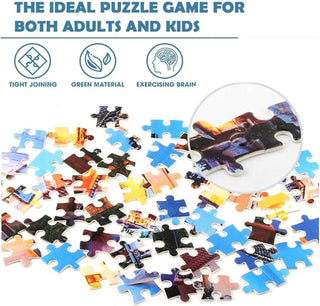 AM ANNA 1000 Pieces Cinque Terre Jigsaw Puzzles Challenge Game for Adults and Kids