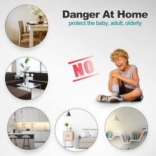 Gudui ‎SHOWAY Corner Guards (12 Pack) Clear Protectors | High Resistant Adhesive Gel Best Baby Proof Stop Child Head Injuries Tables, Furniture & Sharp Corners Proofing (L-Shaped).