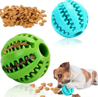 SKY-TOUCH Dog Toy Ball 7cm, Dog Tooth Cleaning Toy, Puppy Teething Chew Toy Balls, Ball Toys for Pet Tooth Cleaning Chewing Fetching Exercise Game IQ Training (Pack of 1)