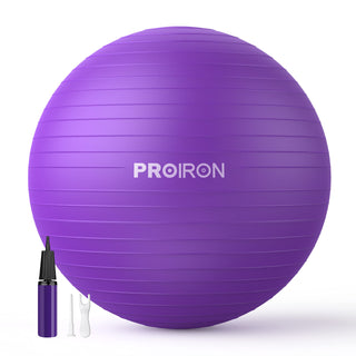 PROIRON Yoga Ball Anti-Burst Exercise Ball Chair with Quick Pump Slip Resistant Gym Ball Supports 500KG Balance Ball for Pilates Yoga Birthing Pregnancy Stability Gym Workout Training