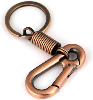 Maycom® Retro Style Simple Strong Carabiner Shape Keychain Key Chain Ring Keyring Keyfob Key Holder