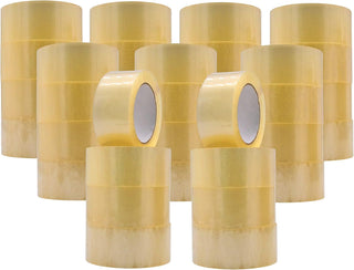 MARKQ Clear Packing Tape | 2 inches x 50 yards Strong Heavy Duty Packaging Tape for Sealing Parcel Boxes, Moving Boxes Houses, Large Postal Bags, Office Supplies [1 Rolls]