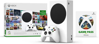 Xbox Series S – Starter Bundle + 3 Months of Game Pass Ultimate + 1 Year Manufacturer Warranty