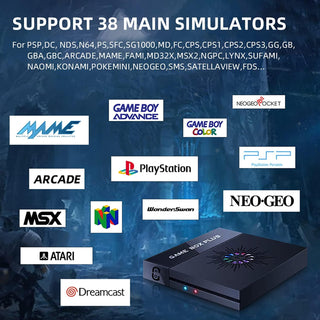 4K HD Family TV Video Game Console Retro Wireless X6S Magic Game Box Plus 128GB 10000+ Games For PSP N64 PS1 CPS Game Stick