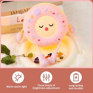 OkiyiD Duck Night Light, Cute Duck Gifts for Girl, Duck Lamp Gifts Dorm Decor Lamp for Nursery, ABS+SIL, Touch Control, Portable and Rechargeable Dimmable, Birthday Gifts for Boys Girls (DoDo Duck)