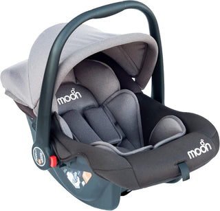 MOON Bibo Infant/Baby/Kids Travel Car Seat With Full Body Support CUShion Rear Facing_Seat Carry Cot AdjUStable Canopy Suitable For 0 Months+0 13 Kg Brown
