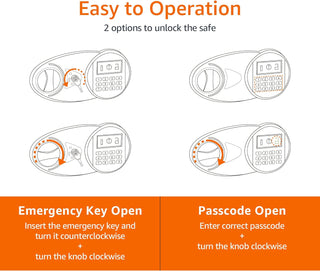 Amazon Basics Electronic Security Safe 14 L, Black
