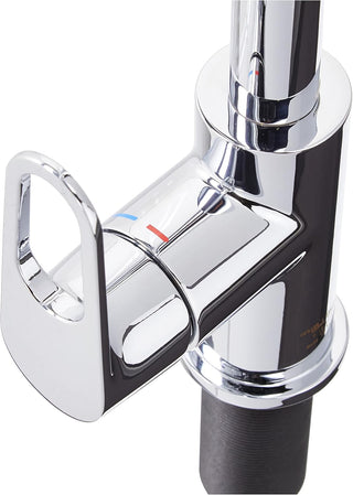 GROHE BauEdge Single Lever Sink Mixer | Kitchen Fixtures | Kitchen Faucet With High Spout | Swivel Area 360˚ |Easy Installation | 31367001