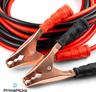 PrimePicks™ 3000 AMP Heavy Duty Jumper Cables for Car Battery, Double Layer Copper Coating | 12V Car Battery Booster Jumper Emergency Cable