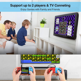 Kids Handheld Game Portable Video Game Player, 620 Classical Games, Retro handheld Game Console with Portable Shell, Rechargeable Hand Held Game Support Connecting TV & 2 Players, Best Gift for Child