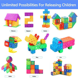 AM ANNA 800 Pieces Building Blocks Kids STEM Toys Educational Building Toys,Building Blocks Construction Toy Creativity Classroom Activities Toys,Interlocking Gear Learning Toys for Boys Girls Aged 3+