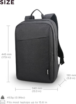 Lenovo B210 15.6 inch Casual Laptop Backpack, Black (Upgraded)