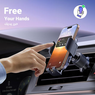 UGREEN Car Phone Holder for iPhone 16 Pro Max【2024-Gen Upgraded 3 IN 1】 for Dashboard/Windshield/AirVent Car Mount Stable Car Mobile Holder with Strong Suction Cup Car Stand, 14 15 Galaxy S24 S23,etc