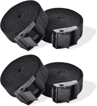 Wougzan Tie Down Straps 4PCS, Heavy Duty Lashing Straps Adjustable Cam Buckle Tie-Down Straps for Motorcycle, Cargo, Trucks, Trailer, Luggage