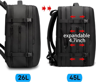 BANGE Travel Backpack,Flight Approved Carry On Backpack for International Travel Bag, Water Resistant Durable 17-inch Laptop Backpacks,Large Daypack Business Weekender Luggage Backpack for Men Women…