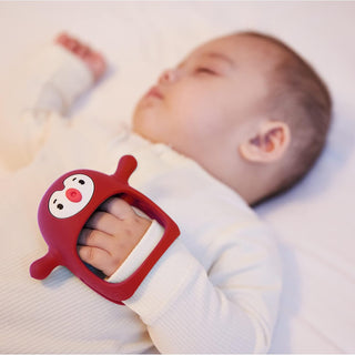 Smily Mia Breastfed Baby Pacifiers, Baby TeethingToys for 0-6Months, Baby Teethers for 3-6Months, Hand Teether For Infants, Baby Essentials&Baby Registry for New Born, Baby Must Need Items, light blue