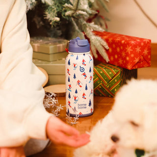 bottlebottle BOTTLE BOTTLE 32oz Insulated Water Bottle Stainless Steel Sport Water Bottle with Straw Dual-use Lid Design for Gym with Pill Box (green)