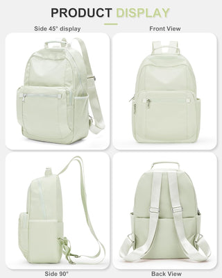 VECAVE Lightweight Casual Laptop Backpack Purse for Women,Travel Backpack with laptop compartment