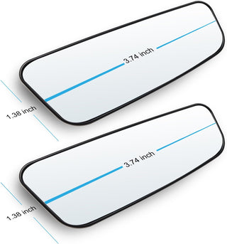 LIBERRWAY Blind Spot Mirror for Cars LIBERRWAY Car Side Mirror Blind Spot Auto Blind Spot Mirrors Wide Angle Mirror Convex Rear View Mirror Stick on Design Adjustable