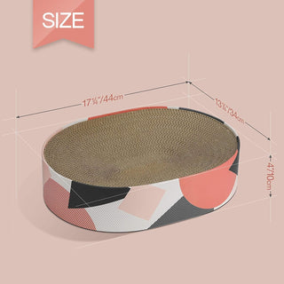 Mumoo Bear Cat Scratching Board Lounger Sofa Bed, Reversible Pads - Premium Cardboard Construction