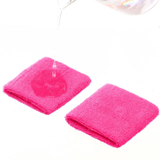 6 Pack Wrist Sweatbands Tennis Wrist Bands Absorbent Sweatbands for Football Basketball Running Athletic Sports and Working Out