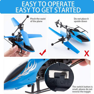 Yobeyi RC Flying Ball Toys Infrared Induction Drone Hand Control Helicopter with Shining LED Lights Disco USB Rechargeable Fun Novelty Toys for Kids Teenagers Indoor and Outdoor Games