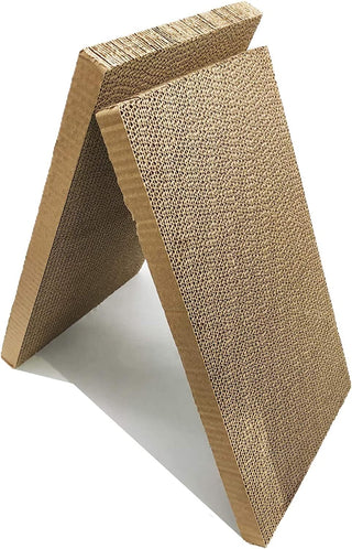 Mumoo Bear Cat Scratching Board Lounger Sofa Bed, Reversible Pads - Premium Cardboard Construction
