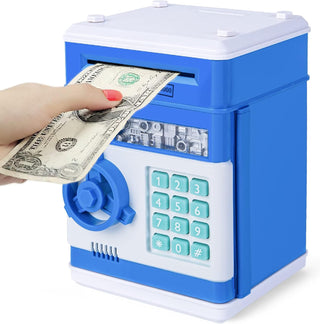Refasy Piggy Bank for Girls 4-11 Years Old,Refasy Kids Safe Bank for Boys Christmas Birthday Gifts Toy for Kids Electronic ATM Money Bank for Adults Money Saving Box Safe Coin Bank Toy Kids Toys Pink