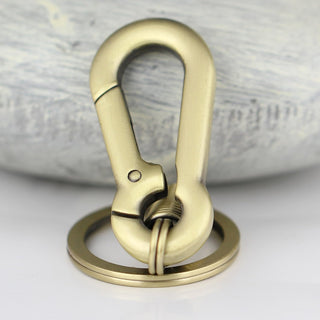 Maycom® Retro Style Simple Strong Carabiner Shape Keychain Key Chain Ring Keyring Keyfob Key Holder